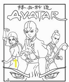 avatar coloring pages