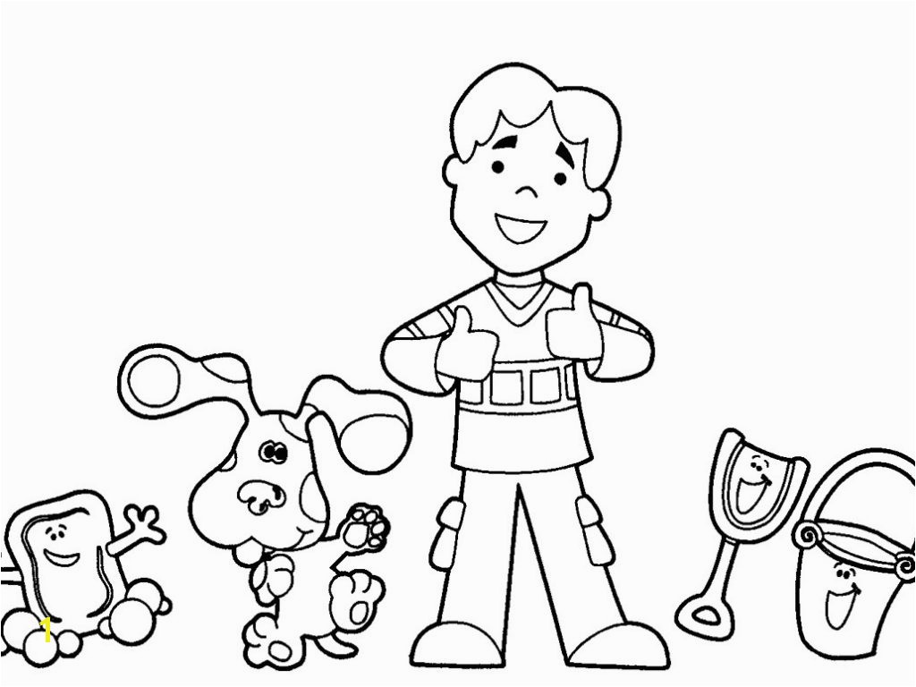 Best Rare Blues Clues Coloring Book Free Sheets Download Pages 2910 3942