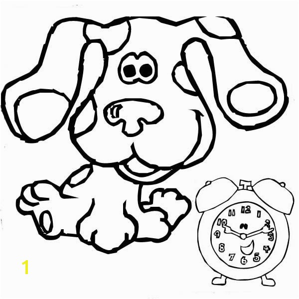 Tickety Blues Clues Printable Blues Clues and Tickety tock Coloring Page Blues Clues and Tickety