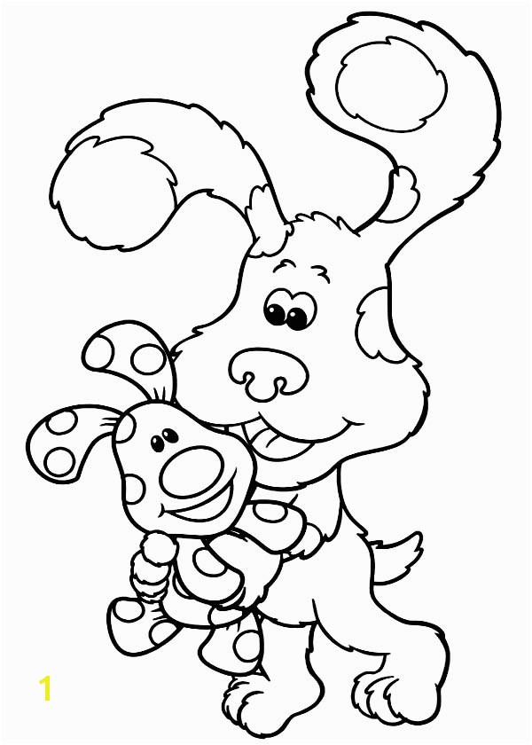 Blues Clues Blues Clues Holding Magenta Coloring Page Blues Clues Holding Magenta Coloring PageFull