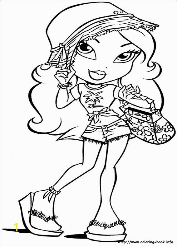 Bratz coloring picture