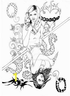 Slayer Tattoo Buffy The Vampire Slayer Adult Coloring Coloring Books Coloring Pages Colouring Black N White Vampires Tattoo Ideas Adult Colouring