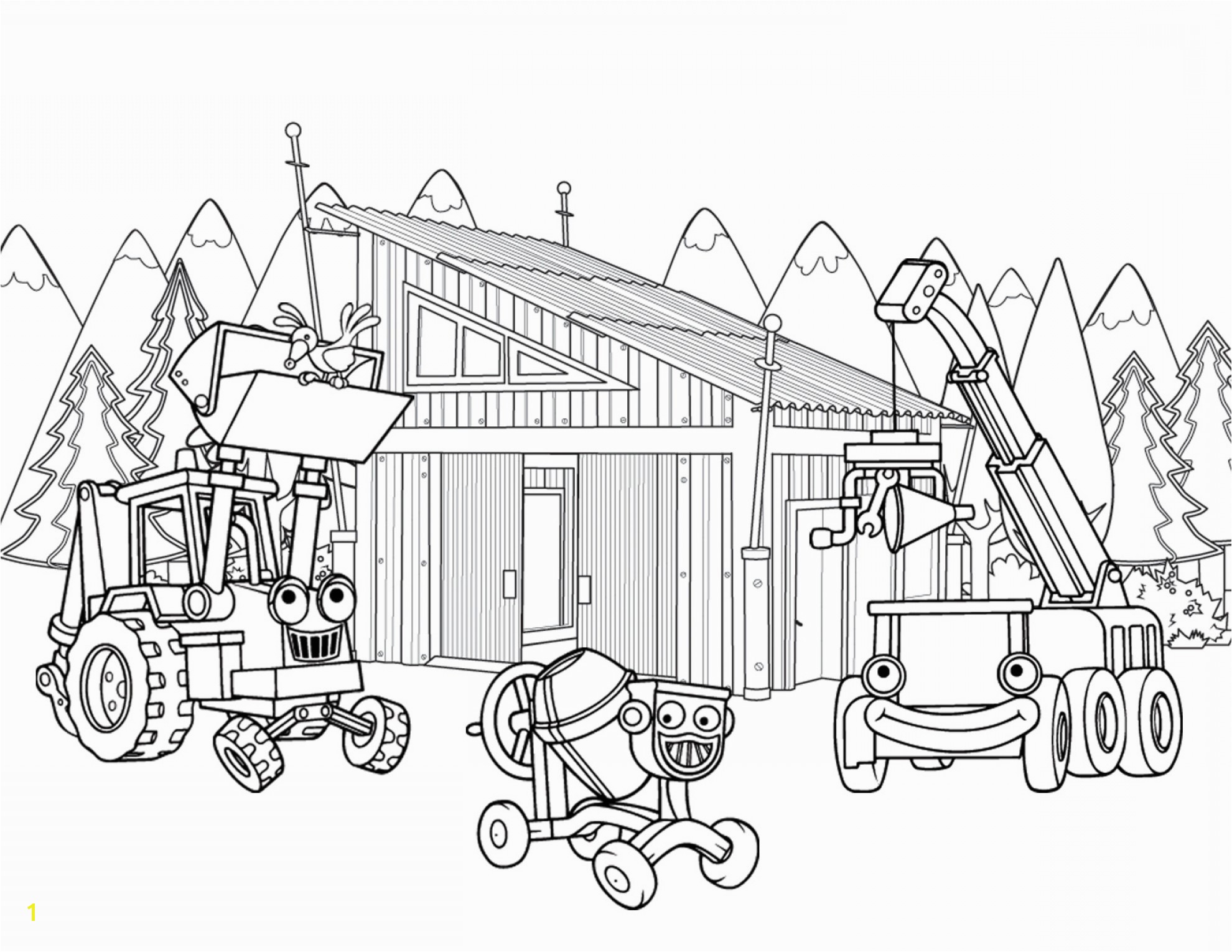 Equipment Coloring Heavy Pagesvector Construction Coloring Pages Building Sheet Ideas For The House