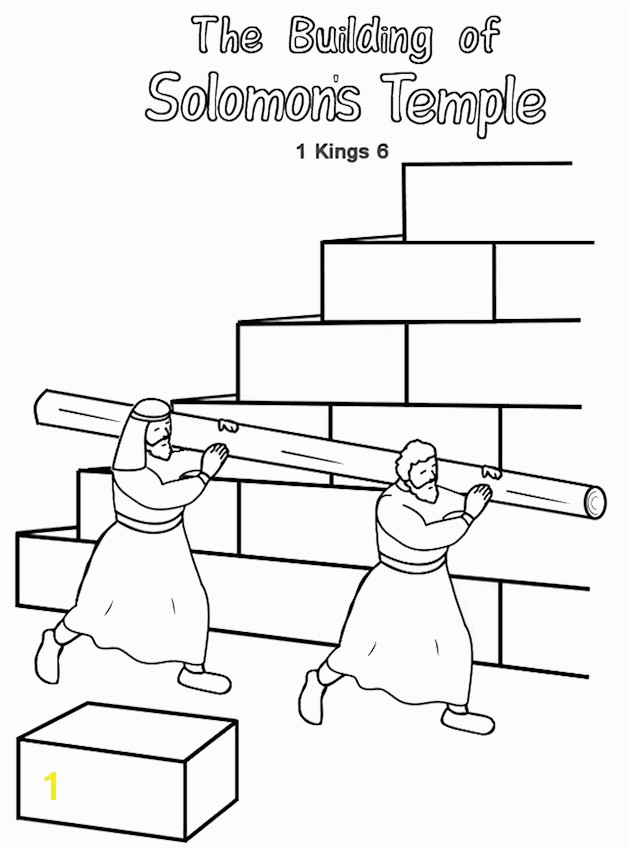 Building the Temple Coloring Pages Building the Temple Printable Booklet