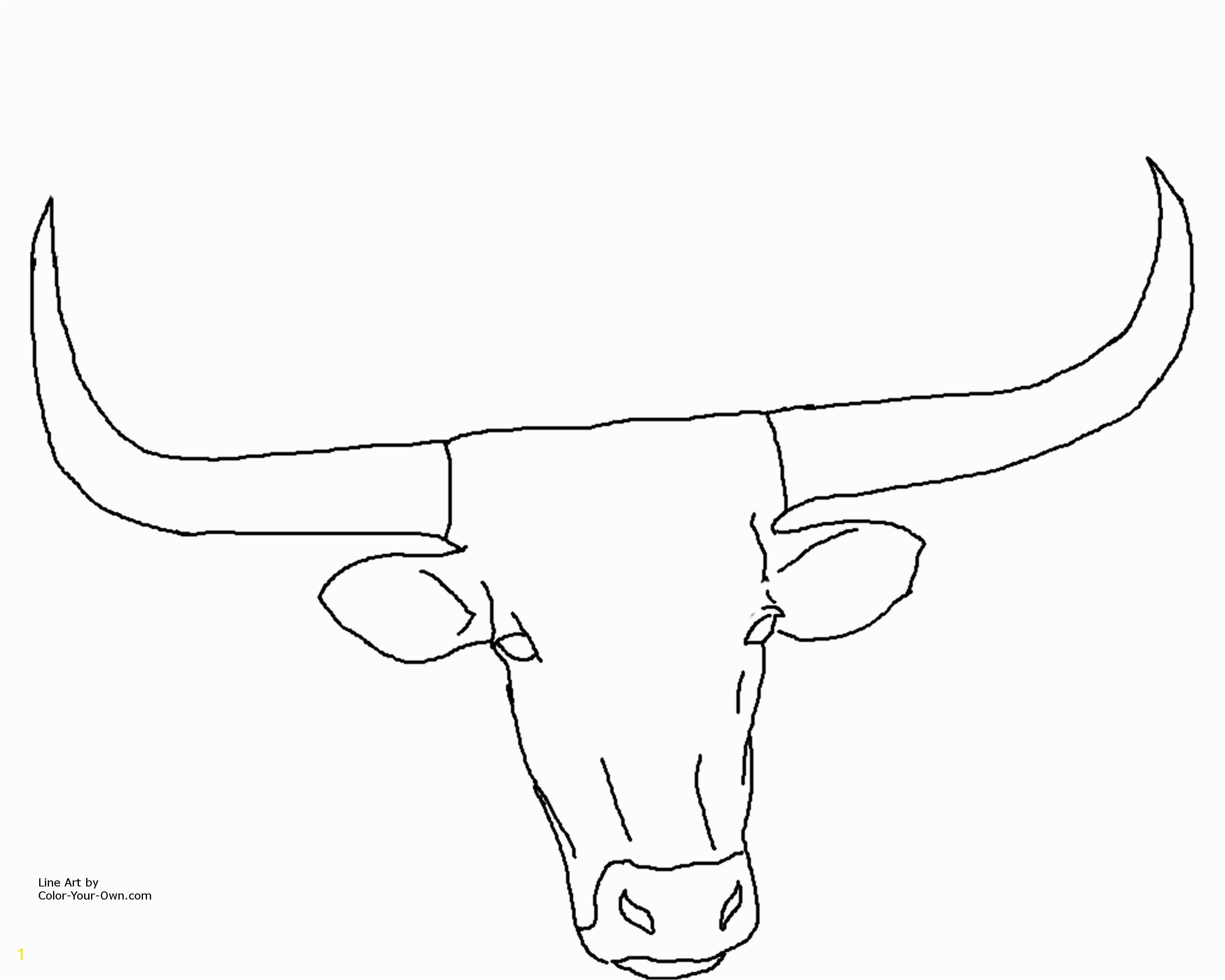 Value Bull Head Coloring Page Crammed 1500 1060 Tarkhis Shwepyithu