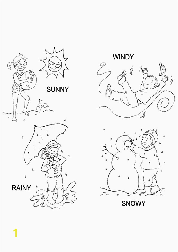 Caleb and sophia Coloring Pages Weather Colouring Sheets