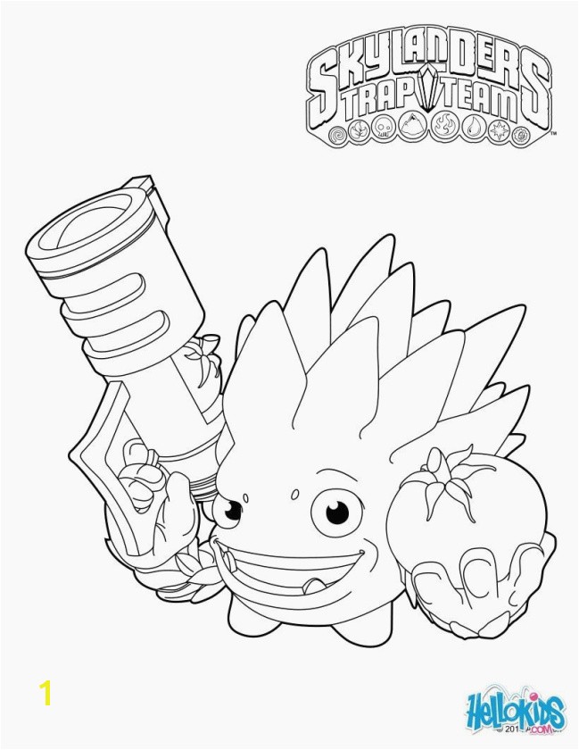 New Skylanders Trap Team Coloring Pages Food Fight Coloring Pages New Skylanders Trap Team Coloring