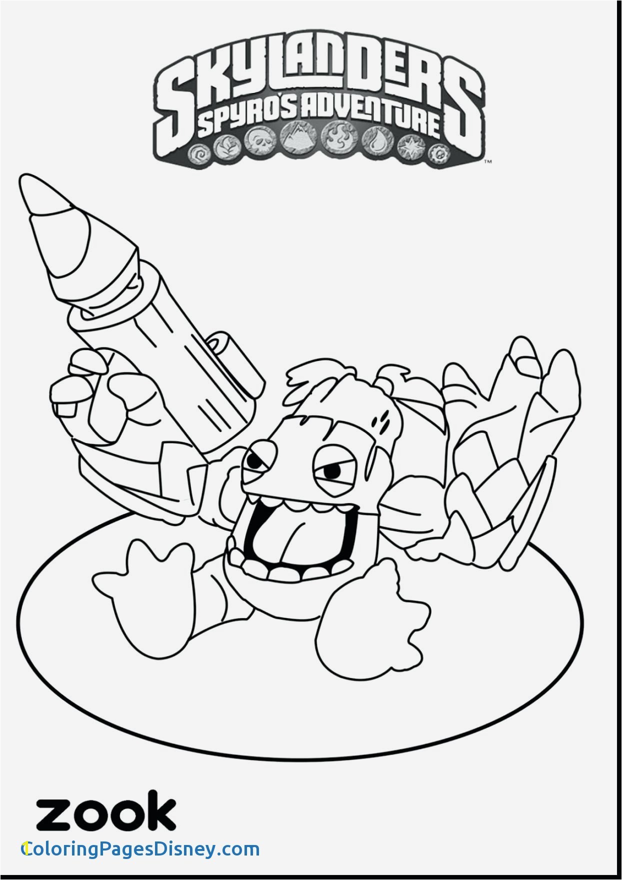 Camo Skylanders Coloring Pages Pluto Coloring Pages Luxury Awesome Coloring Skylander Giants Ruva