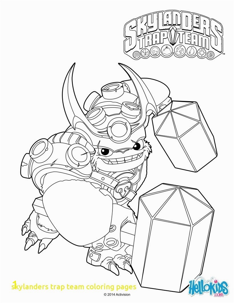 Skylanders Coloring Pages Collection