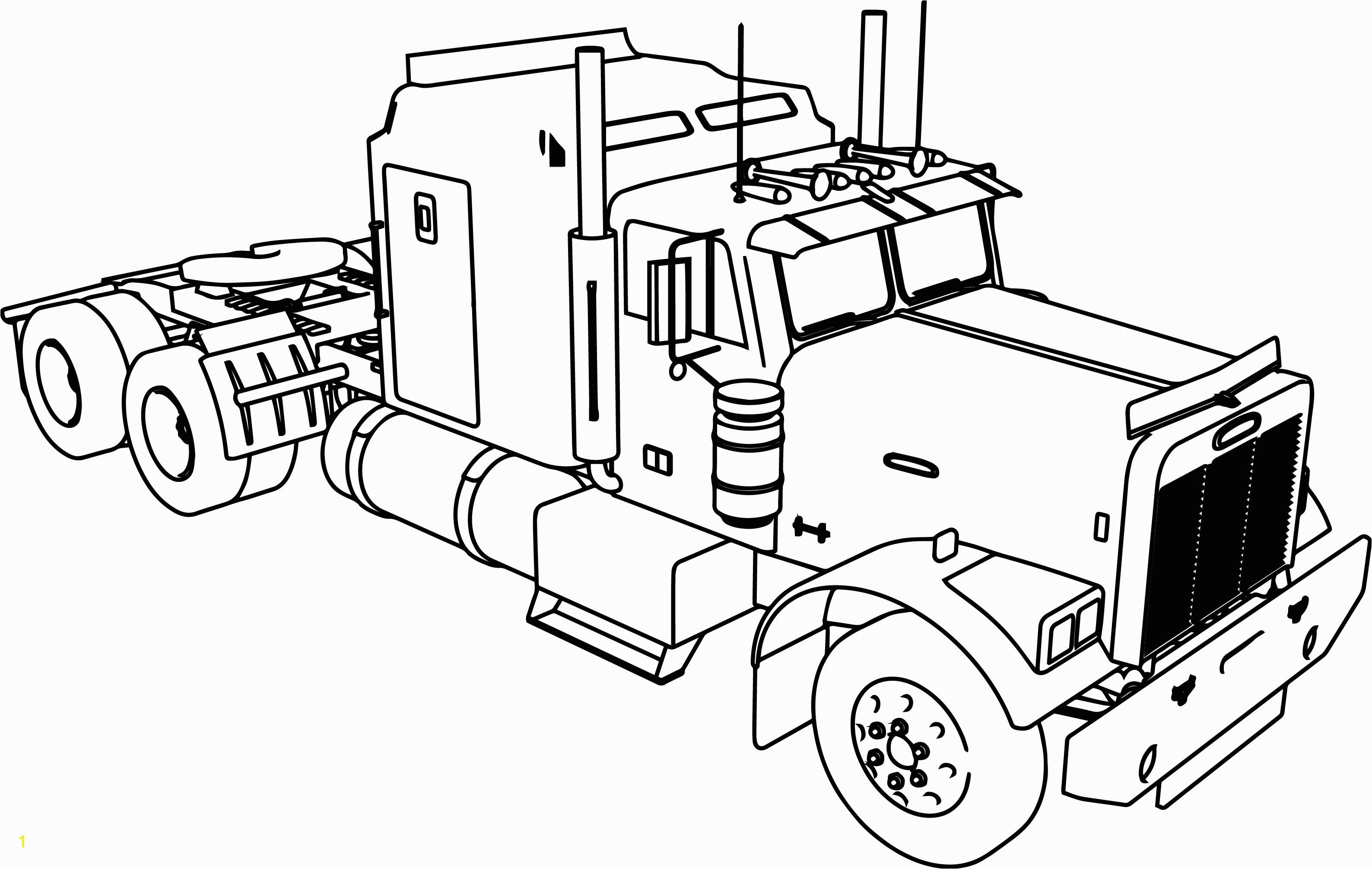 3176x2013 Amazing Truck And Trailer Coloring Pages Rv Camper Page Free