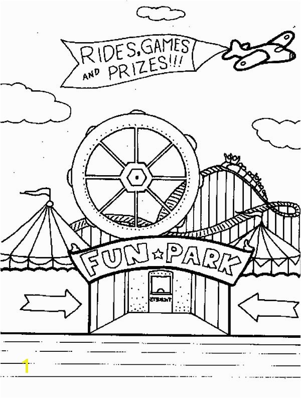 carnival coloring pages for preschool PICT