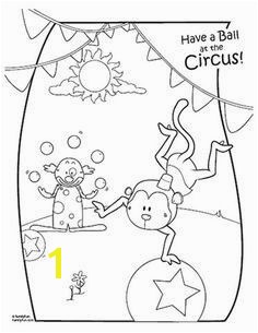 Circus Balls Coloring Page