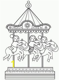 Carousel Coloring Pages 13 Best Carousel Coloring Sheets Images On Pinterest In 2018