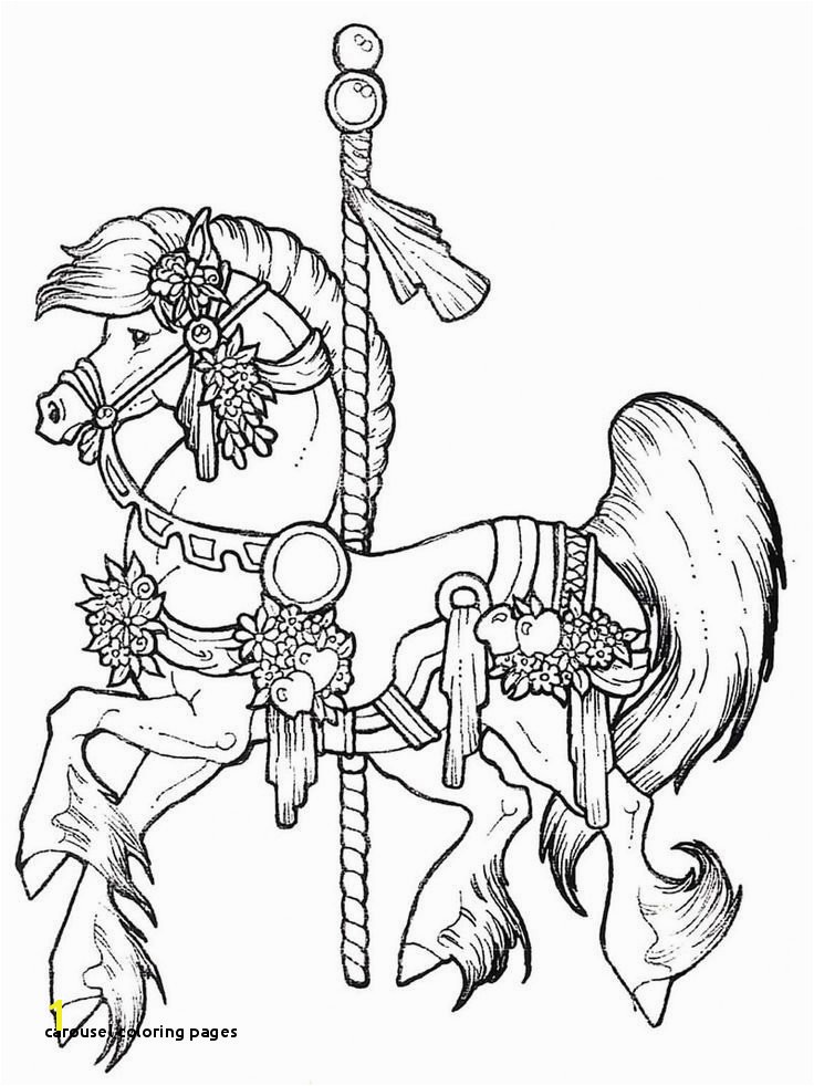 23 Carousel Coloring Pages