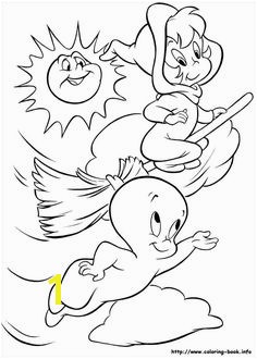 Ghost And Little Witch Coloring For Kids Casper Coloring Pages KidsDrawing – Free Coloring Pages line