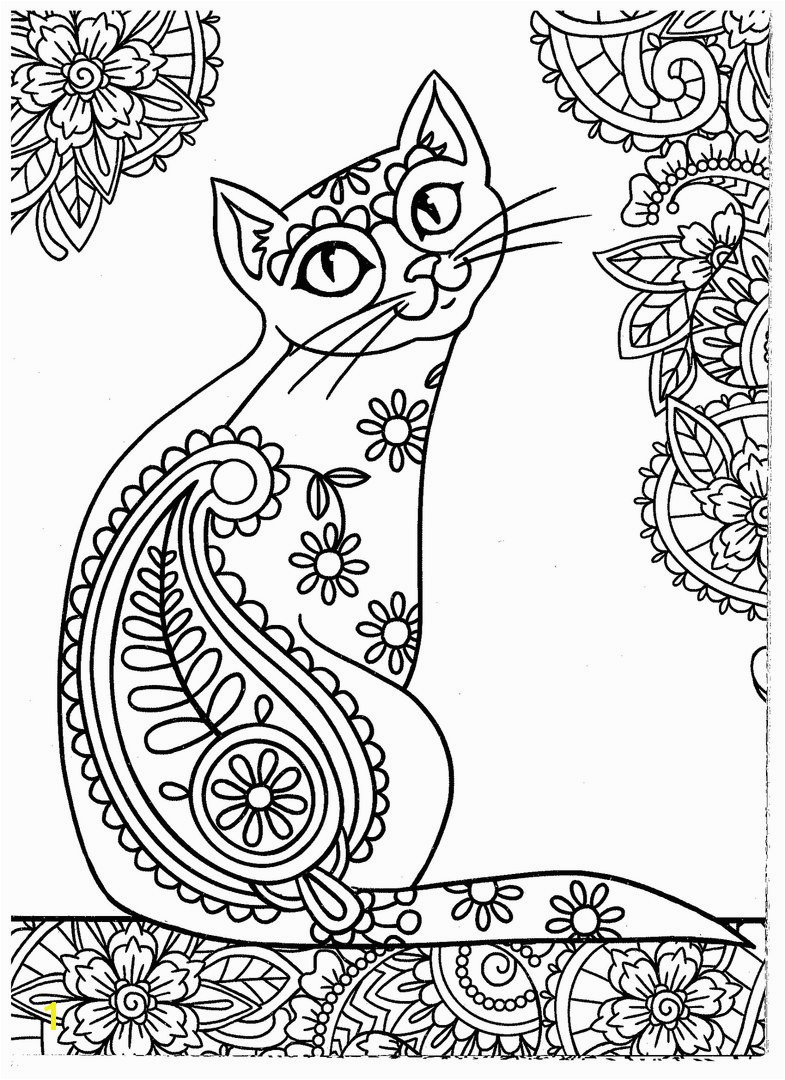 Cat Coloring Pages Free Printable Awesome Cool Od Dog Coloring Pages