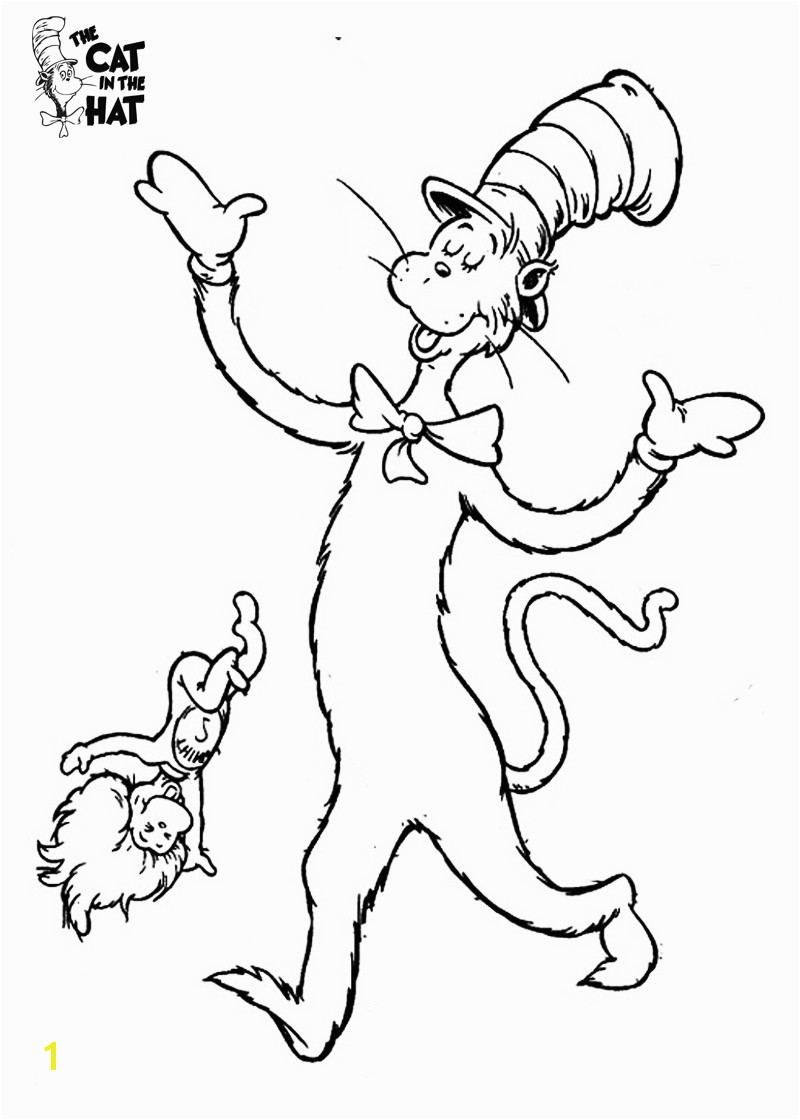Fresh Hat Coloring Pages Printable Printable Coloring Page Cool Cat In the Hat Coloring Page