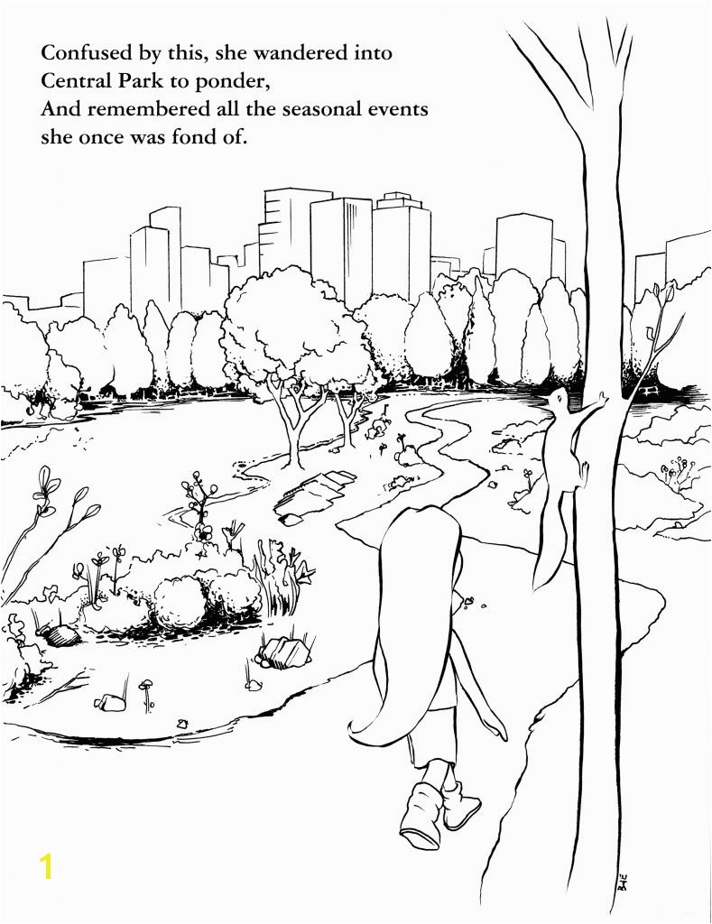 Central Park Coloring Pages Central Park Coloring Pages 5009 12751650