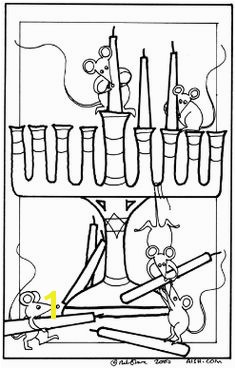 story of hanukkah coloring pages