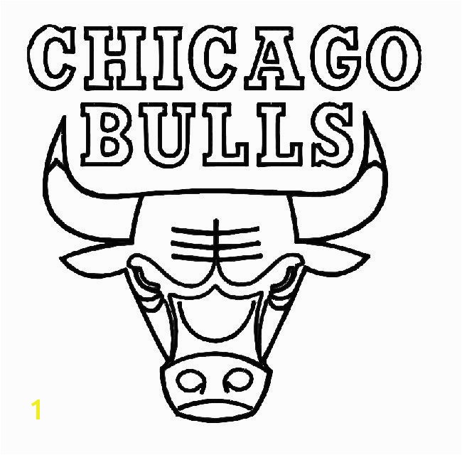 Chicago Bulls Coloring Page Pages Pinterest Best
