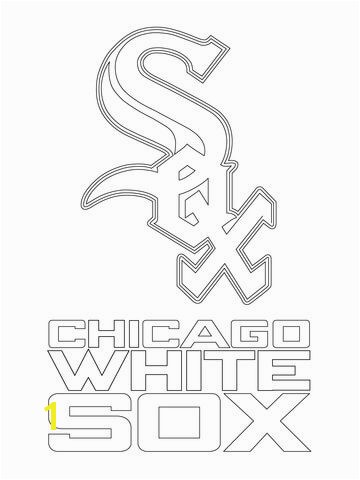 Chicago White Sox Logo Coloring page
