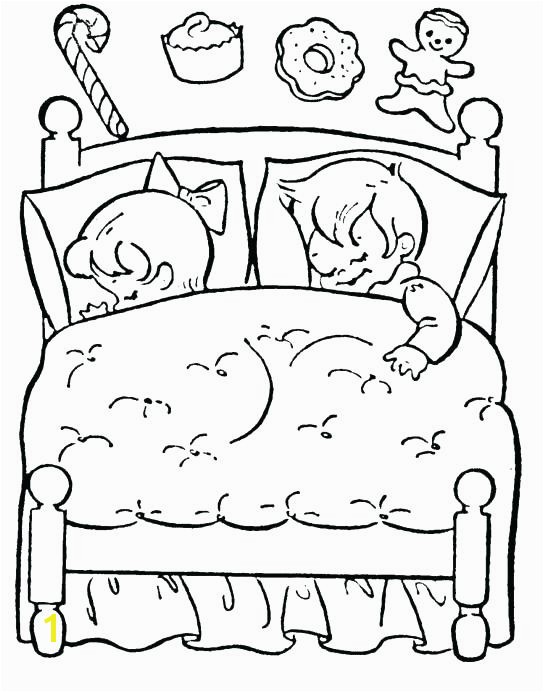 sleeping coloring pages sleep two child eve page sleepover bear colouring