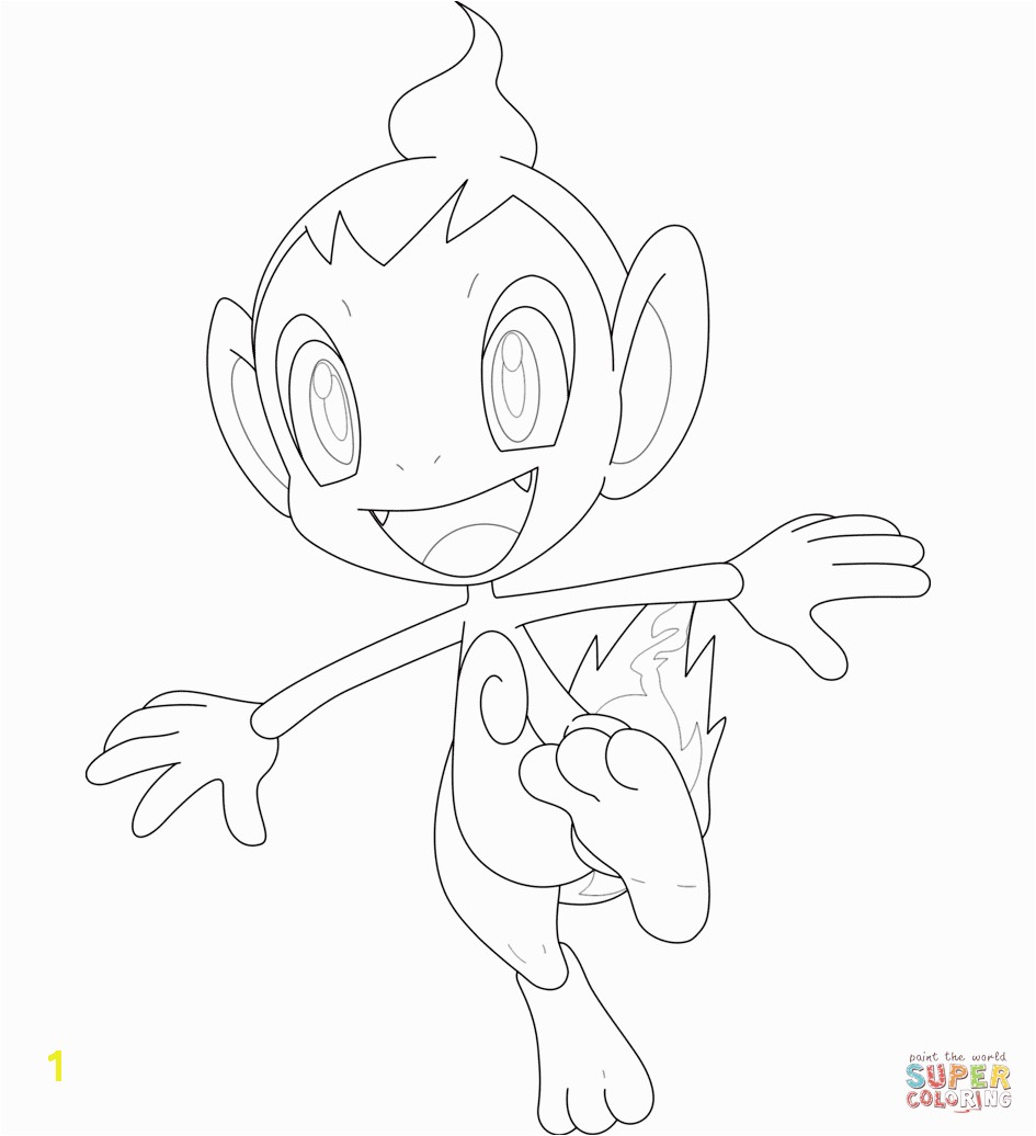 the Chimchar coloring pages to view printable version or color it online patible with iPad and Android tablets