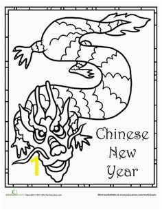 Chinese New Year Coloring Page