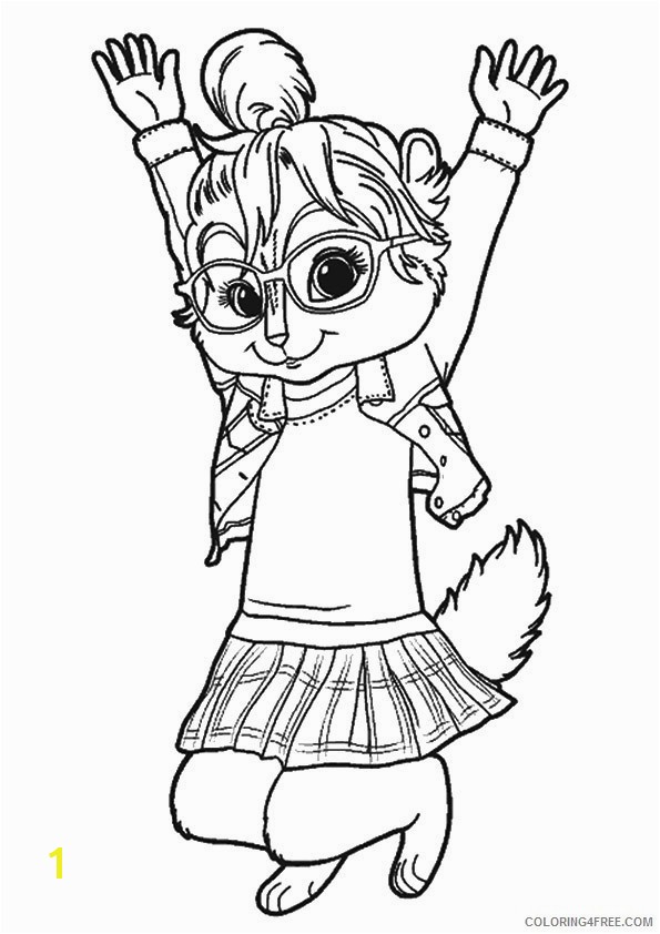 Chipmunks Coloring Pages Free Inspirational The Chipettes Coloringchipmunk Coloring Pages 