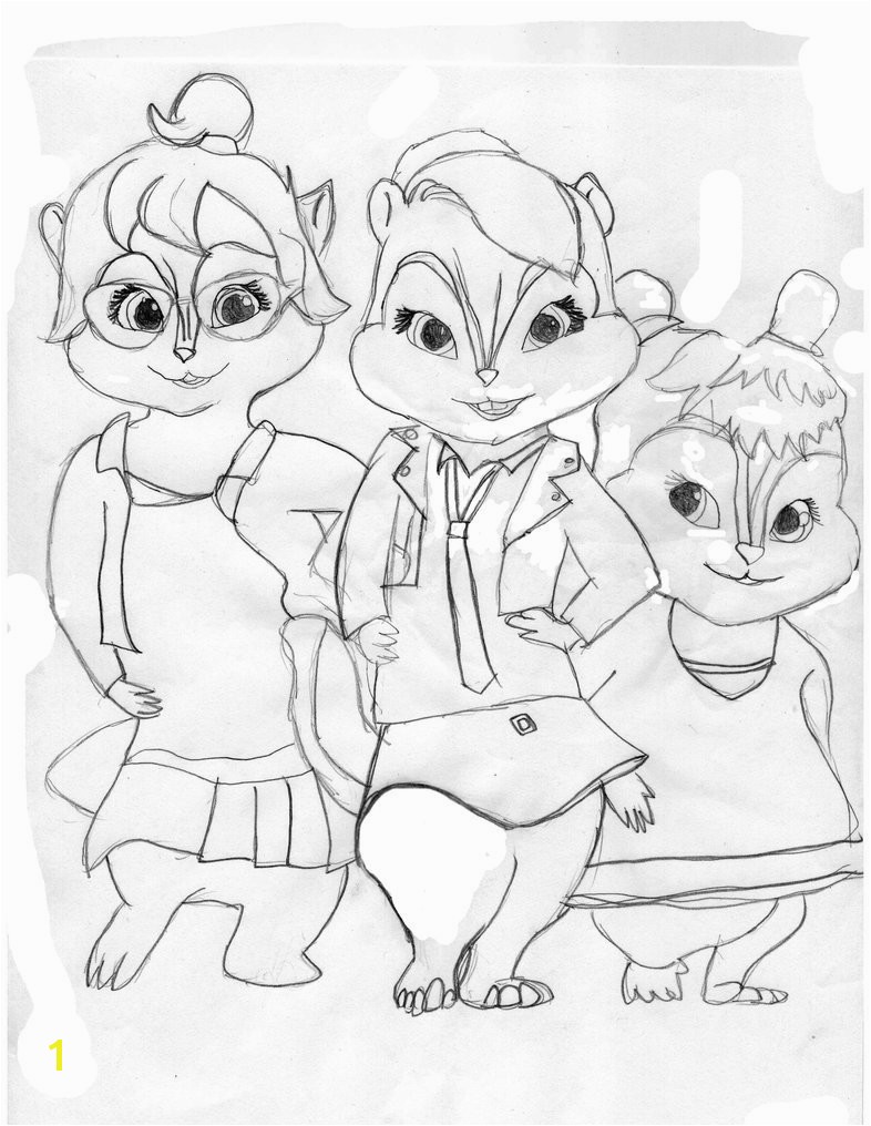 Free Printable Chipettes Coloring Pages For Kids SaveEnlarge