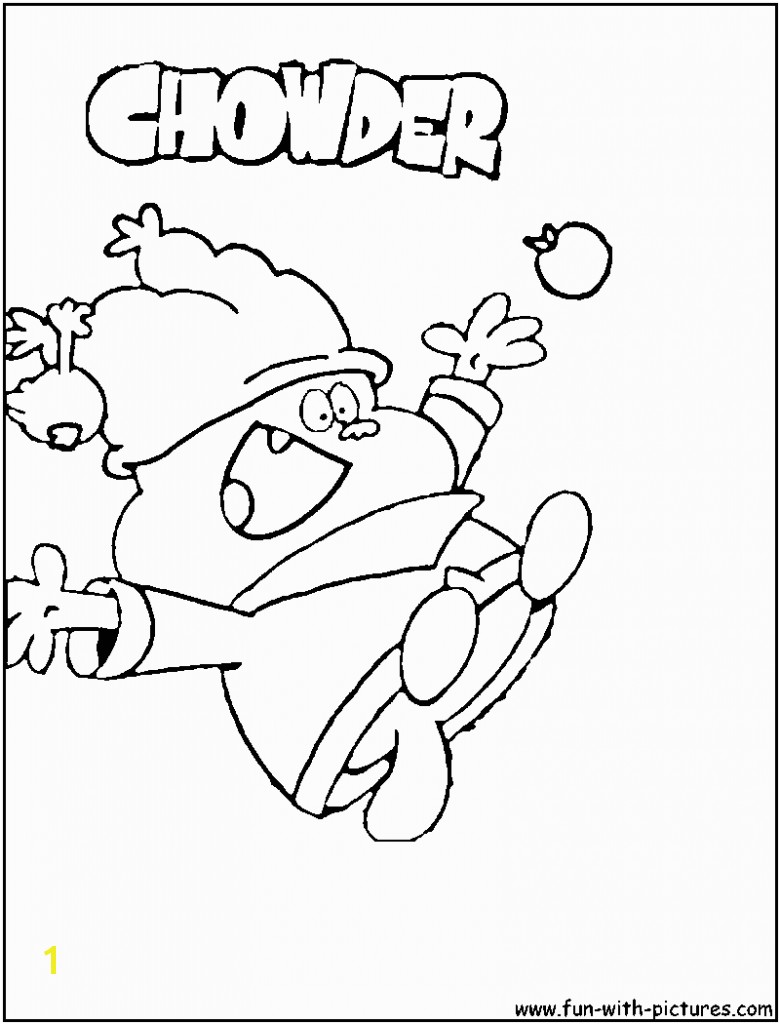 780x1024 Chowder Coloring Pages To Print