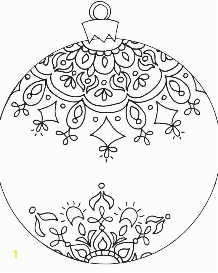 Christmas Ball ornament Coloring Pages Christmas ornament Coloring Pages Coloring Pages Inspirational