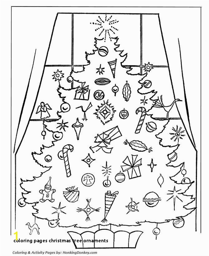 36 Inspirational Christmas Tree Coloring Page with ornaments Pics