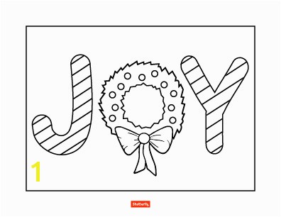 joy coloring page