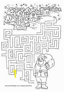 Santa maze So many fun activities on this site Word scrambles coloring pages Christmas