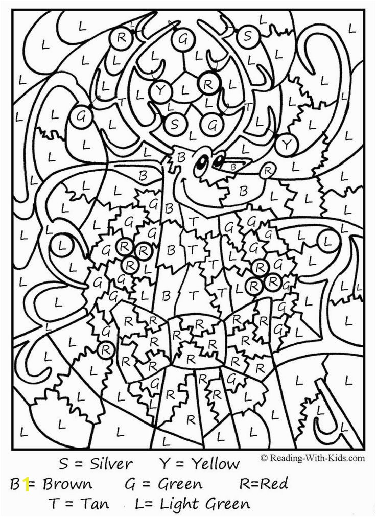 Coloring Pages Free Color By Number Printables For Adults Free Christmas Pinterest