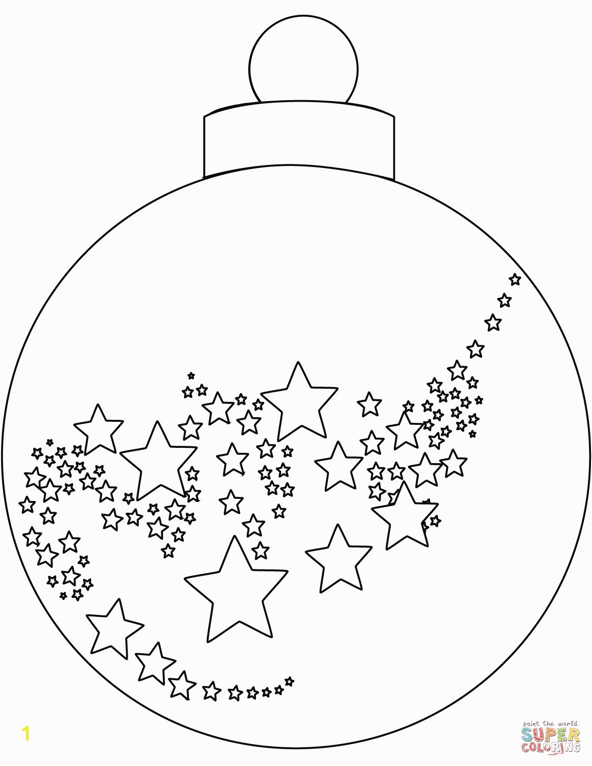 Christmas ornament Coloring Pages for Adults Christmas ornament Coloring Page