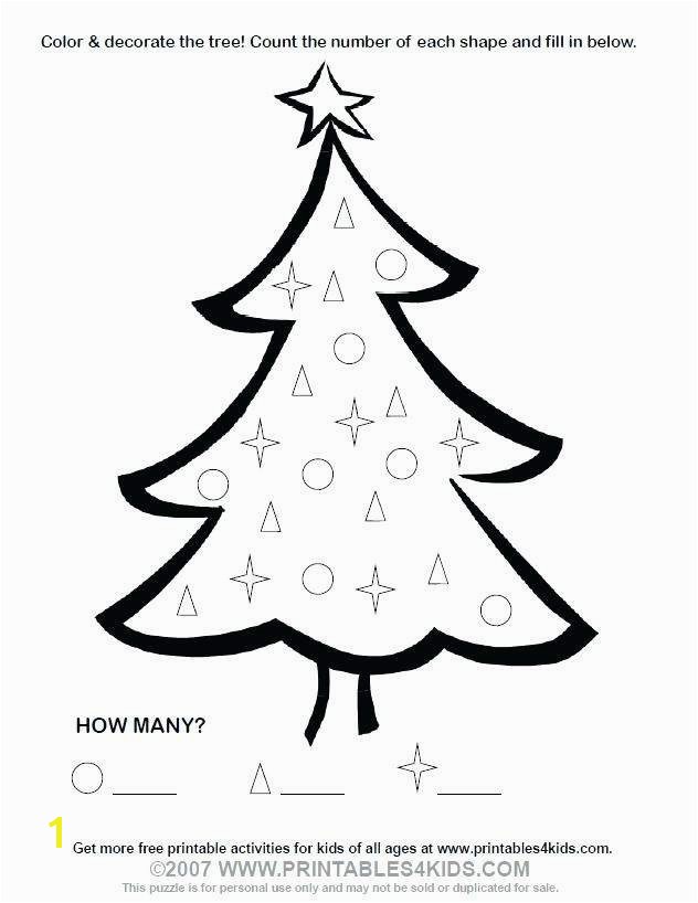Christmas Tree Coloring Pages for Preschoolers Christmas Tree Coloring Pages for Kids Printable Christmas Tree with