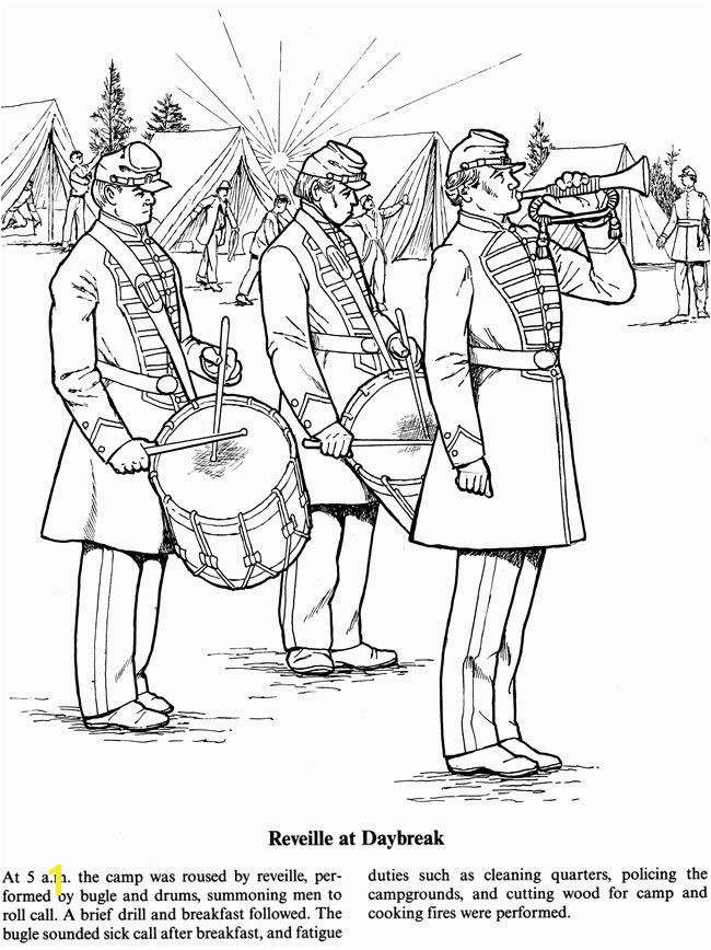 Civil War Coloring Pages Pdf A soldier S Life In the Civil War Coloring Page 1 Of 5 Wel E