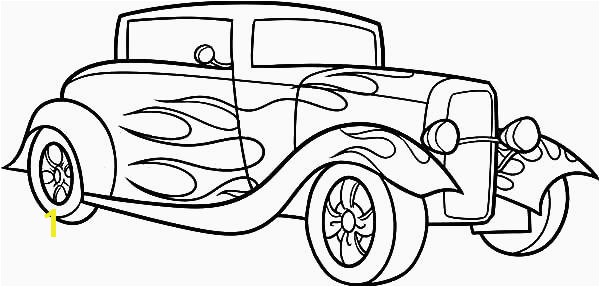 Classic Car Coloring Pages Drag Car Coloring Pages Awesome Easy Muscle Intended for Cars 14