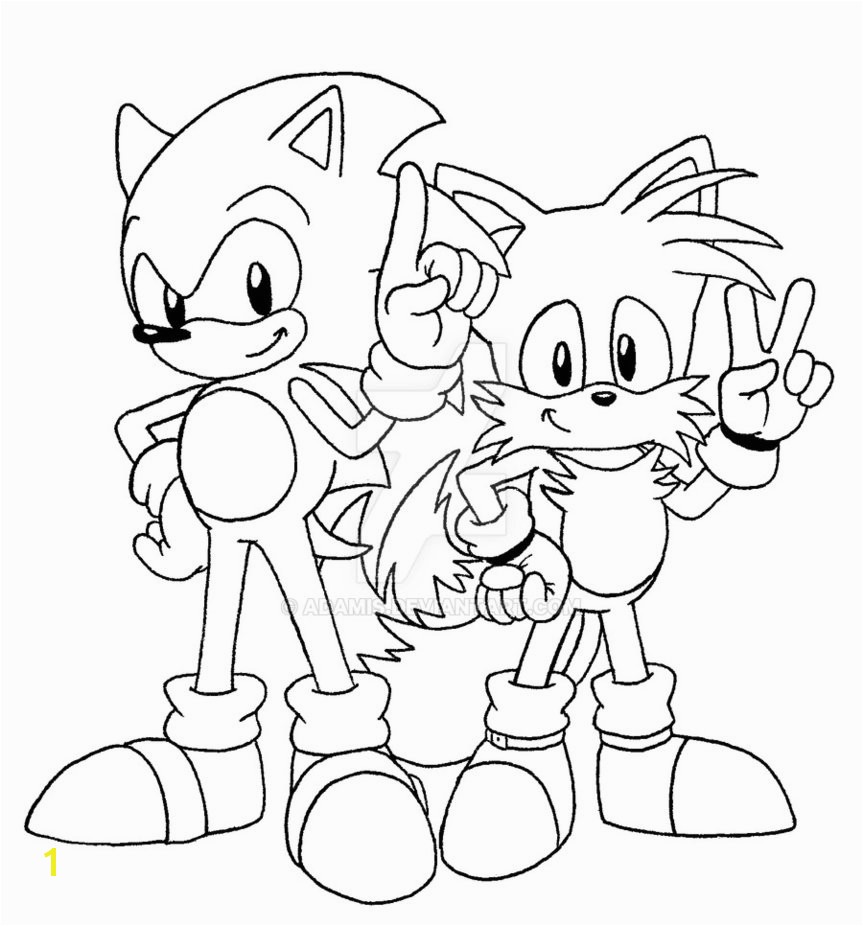 Classic sonic the Hedgehog Coloring Pages sonic Coloring Pages Awesome Classic sonic and Tails Coloring Pages