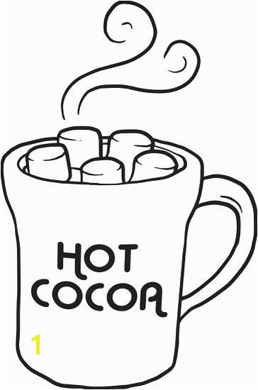 Mug Coloring Page Printable Awesome Hot Chocolate Coloring Page Winter Coloring Pages Girl Drinking Hot