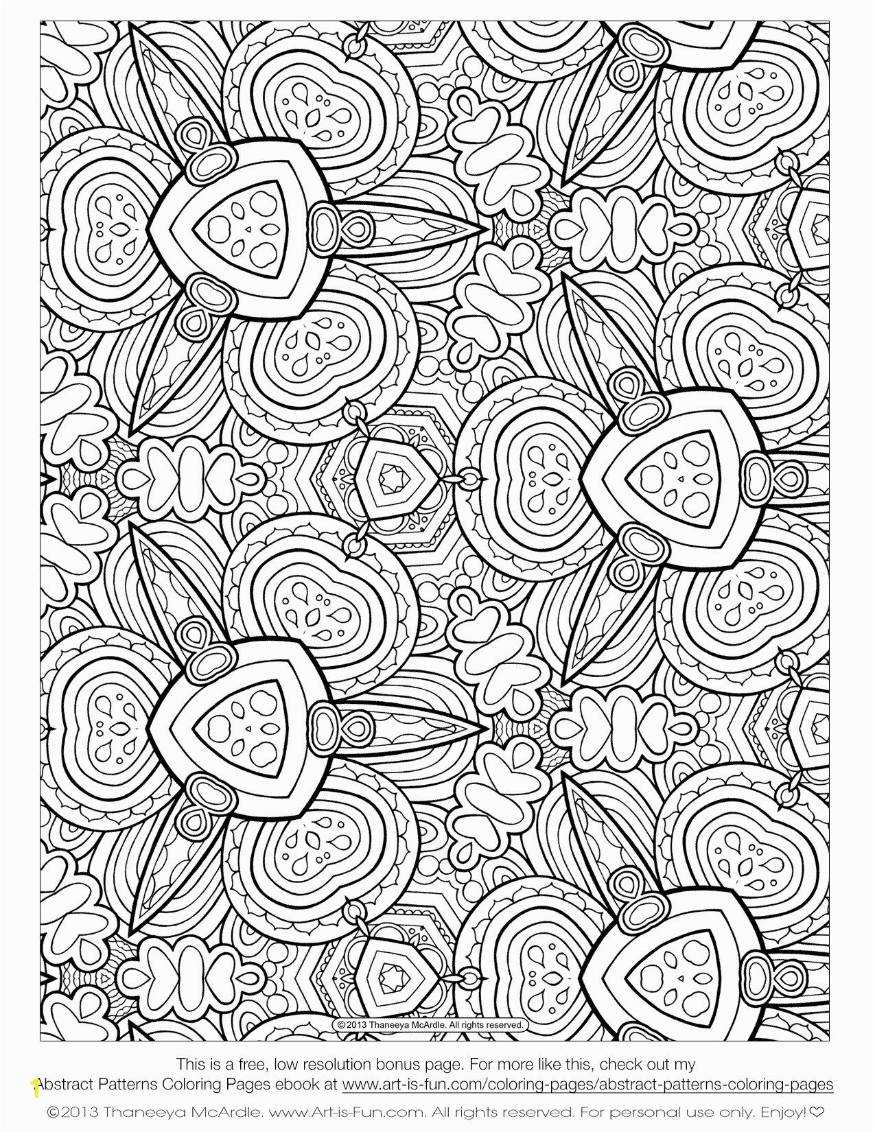 Awesome Coloring Page for Adult Od Kids Simple Floral Heart with Ruva