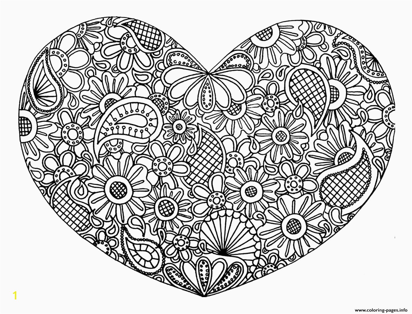 Color Pages for Adults Hearts Full Page Mandala Coloring Pages Beautiful Awesome Coloring Page for
