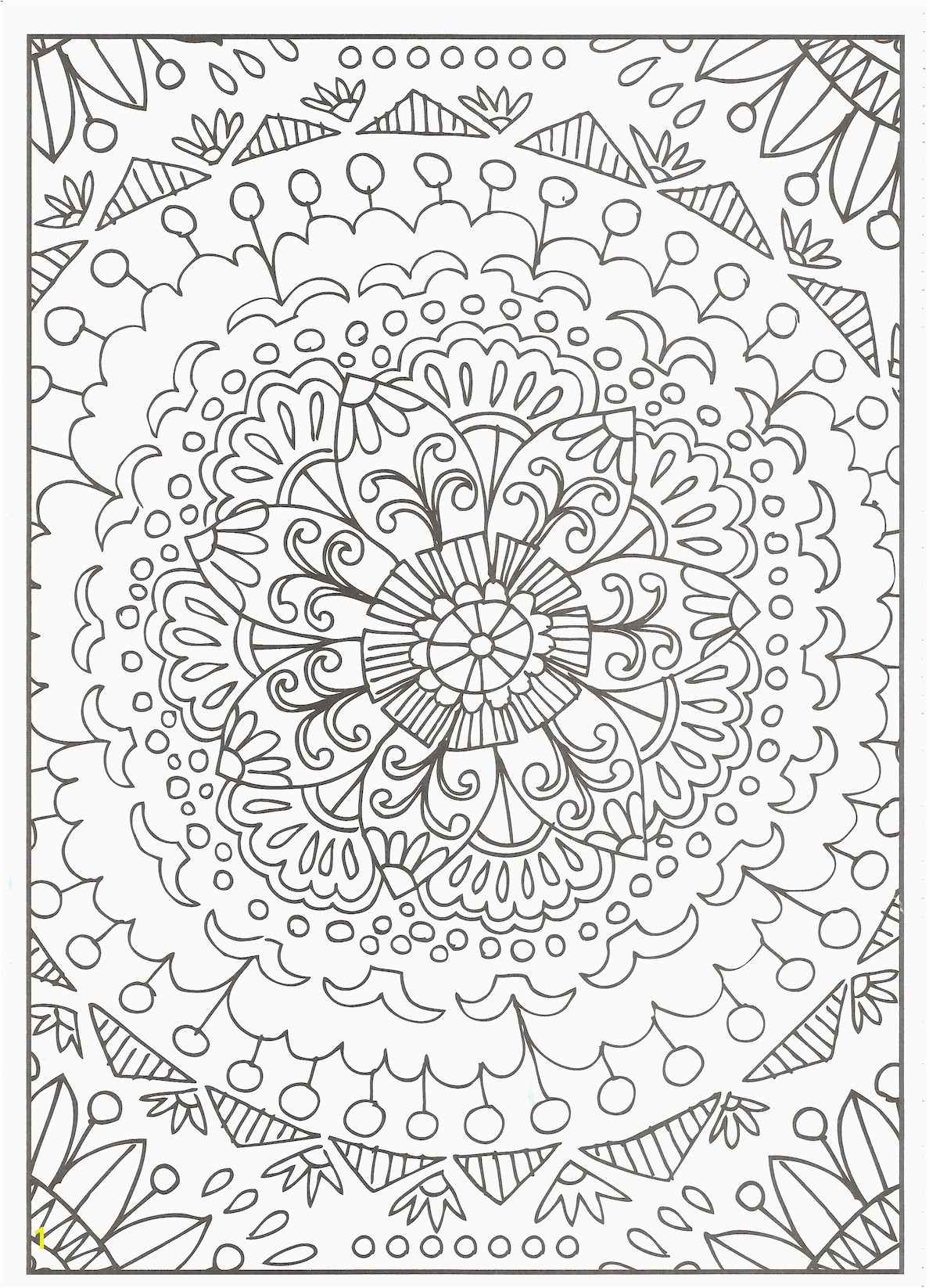 Color Pages for Adults Printable Free Free Printable Flower Coloring Pages for Adults Inspirational Cool
