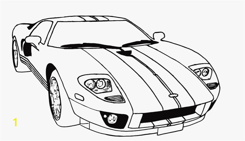 race car coloring page