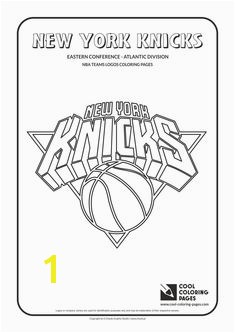 Cool Coloring Pages NBA Teams Logos New York Knicks logo Coloring page with