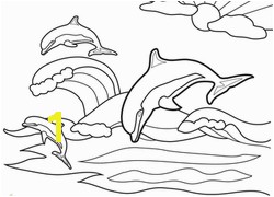 Dolphin Coloring Page