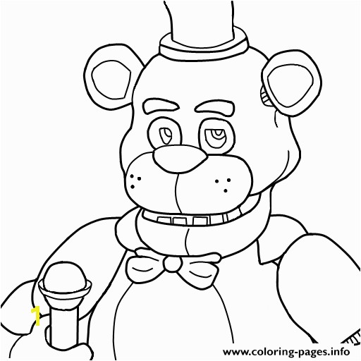 Print five nights at freddys fnaf coloring pages