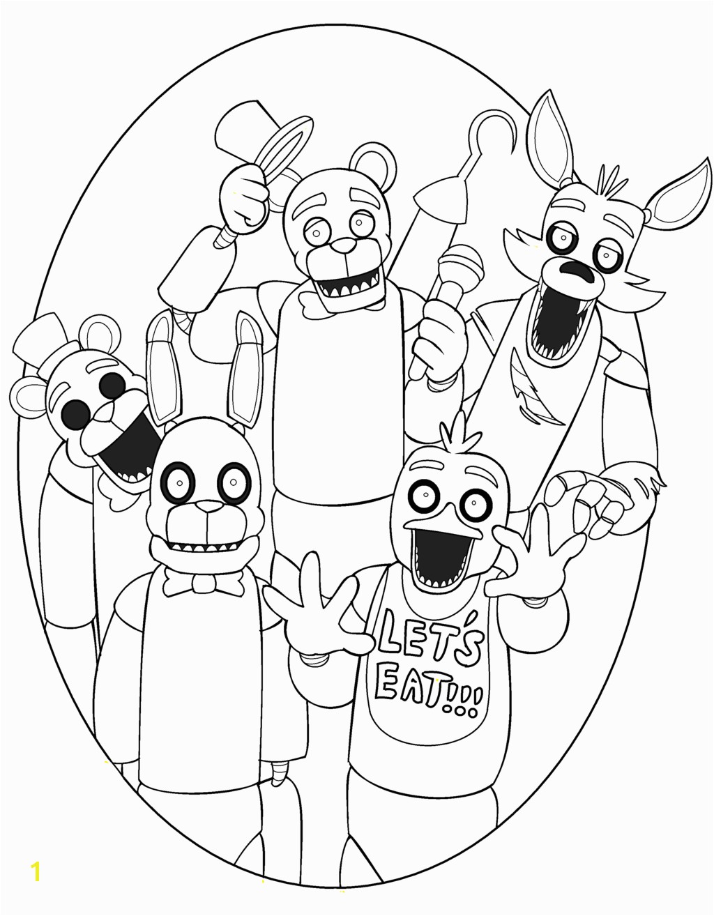 Coloring Pages Five Nights at Freddy S 3 Sensational Freddy Fazbear Coloring Page Free Printable Five Nights
